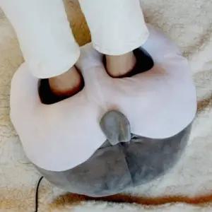 라디르 그레이 귀여운 시바견 발난로 USB 발열쿠션 발난로