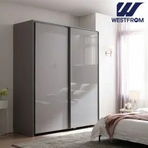 [웨스트프롬] 모던 더블린HG) 슬라이딩 수납형 키큰옷장 170cm