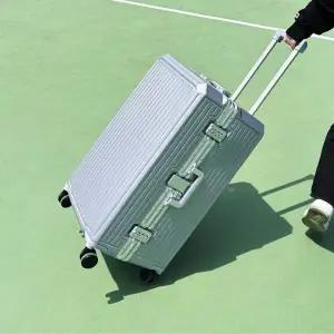 마블링 패턴 26형 중형 여행용 캐리어 보조가방포함 보스턴백