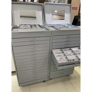 안경 서랍장 안경점 선글라스 보관대 16단 블랙 정리함 전시함