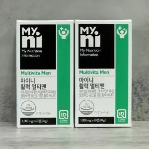 일동제약 마이니 활력 멀티맨 60정 x 2개