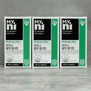 일동제약 마이니 활력 멀티맨 60정 x 3개