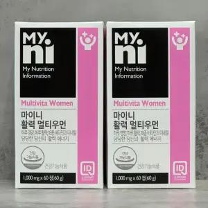일동제약 마이니 활력 멀티우먼 60정 x 2개