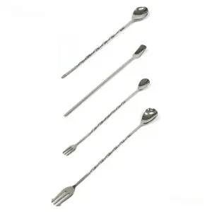 칵테일바 전용 스텐 27종 24종 양면 바스푼 바포크 바스푼포크 밀크스푼 롱스푼 롱포크 티스푼 티포크