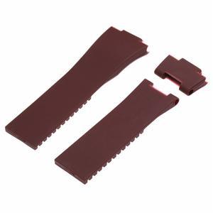 아테네 관측 탐색을 실리콘 시계 호환용 호환용  1183 Ulysse Nardin 고무 밴드 호환 25mm 용 용 방수