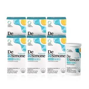 드시모네 유산균 캡슐 플러스 670mgX60캡슐 6통 1000억 프로바이오틱스