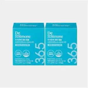 드시모네 유산균 365캡슐 450mg x 30캡슐 2통 1000억 프로바이오틱스