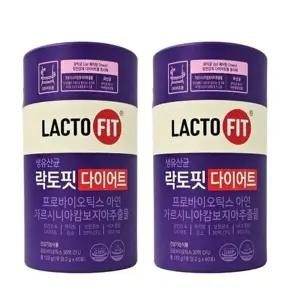 종근당건강 락토핏 다이어트 2g x 60포 2통