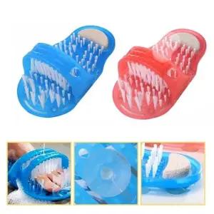 [모두쇼핑]발씻기 솔 슬리퍼 1p 각질제거 돌 세척 브러쉬 발매트 풋케어 발브러쉬 흡착판