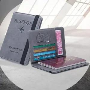 여권지갑 네임택 세트 안티스키밍 여행용 지갑 러기지택 골프 백팩 태그