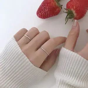 골드링 골드컷팅 레이어드 실반지 마디반지 링 1세트