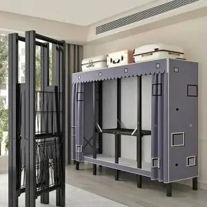 접이식 천 옷장 전시 가구 설치 선반 장농 이불 수납