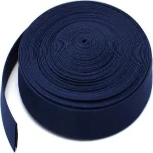 1/2인치 와이드 이중 바이어스 테이프 ~ 폴리 코튼 (5야드 네이비) 미국산