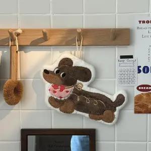 주방 닥스훈트 주방용 도자기 수저받침 스시 서빙 접시