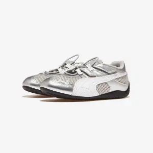 푸마 스피드캣 고 벨크로 프리스쿨 Silver White Black 국내매장