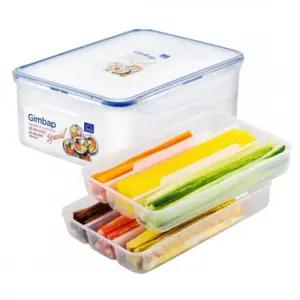 락앤락 클래식 김밥재료 보관용기 2.6L 김밥만들기 칸막이반찬통