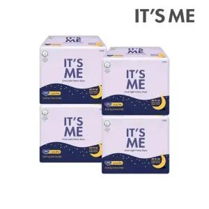 잇츠미 유기농 순면커버 입는 오버나이트 생리대 대형 4P x4개