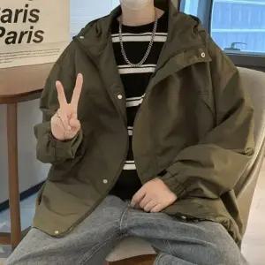 모던한 야상 봄가을 남녀공용 자켓 2컬러 후드 봄 모두팜