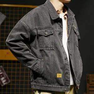 흑청자켓 남자 남성 봄아우터 코디 패션 대학생 캠퍼스 연 봄옷 봄점퍼