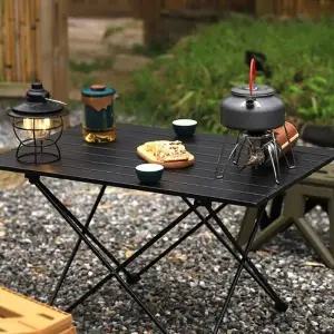 헬프그린 캠핑 베란다 폴딩 간이 테이블 접이식 알루미늄 식탁 방수 휴대용 피크닉테이블