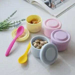 [퍼니메이커]실리콘 이유식 용기 1P 아기 유아용 식기 그릇 간식 실리콘이유식식기 실리콘간식그릇 유아식