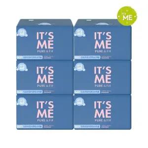 잇츠미 퓨어앤핏 생리대 슈퍼롱 6P x6개