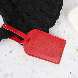 [셀러에이드]가죽 캐리어 네임택 가로형 가로형네임택