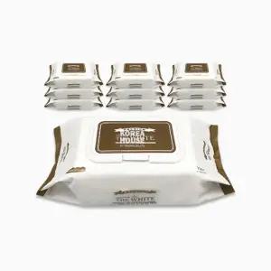 캡형물티슈 베비랑프리미엄물티슈더화이트캡형(120매)1박스(20개)