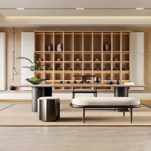 카페 다이닝 바 모던 색상 거실 라운드 식탁 바테이블