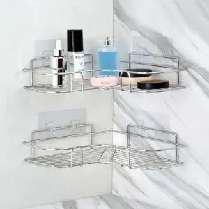프리미엄 스텐레스 와이어 다용도 코너선반 욕실선반