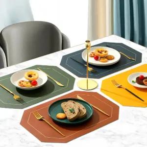 [퍼니메이커]메리테이블 가죽 식탁매트 테이블매트 레스토랑테이블