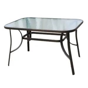 야외 강화유리 테이블 가정용 가구 레저 테라스 위드퍼니처