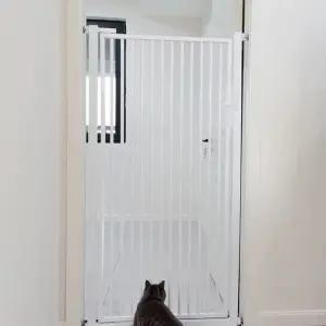 강아지 높이150cm 안전문 울타리 애견 펜스 원터치 자동닫힘