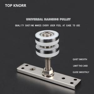 범용 행잉 휠 접이식 도어 레일 트랙 슬라이딩 풀리 파티션 가이드