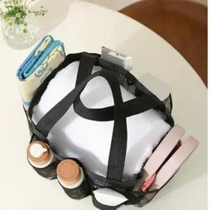 NEW 비치백 수영가방 망사 물놀이 가방 샤워 비취포켓망백 목욕가방