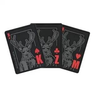 카즈미 와펜 캠핑 가방 찍찍이 와펜 패치 사각 3p