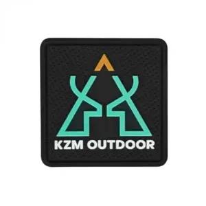 카즈미 와펜 캠핑 가방 찍찍이 와펜 패치 사각 블랙
