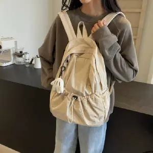 가벼운 나일론 스트링 캐주얼 백팩 책가방 배낭