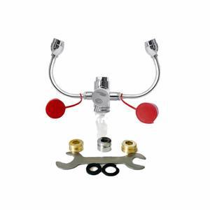 실험실 세척기 안구 아이샤워 연구실 세안대 세안스테이션 유량조절 간이 세정