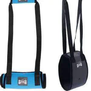 탈구 슬개골보호 그레이 S 대형견 노령견 견인 보행보조 310KG수용가능