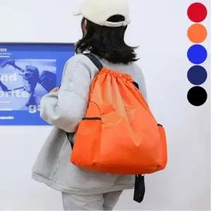 나일론 스트링 백팩 방수 아웃도어 스포티 가방