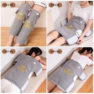 굵은소금 무릎 온열패드 전신사용 전신 다리 전기장판 물리 전기 질기 굵은 무연 히트 가방