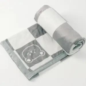 ( )포근한 보온 극세사 캠핑 100X150 레져 베어 판촉물 항공담요 학생 캠핑 소파 모포