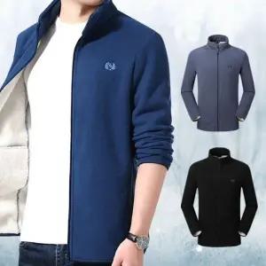 방한 후리스 겨울 간절기 기모 안감 캠핑 집업 플리스 남자 간절기 자켓 커플 캠핑 야상 플리스 봄잠바