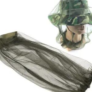 ( )캠핑 등산 야외활동 모기 벌레차단 얼굴보호 메쉬망 헤드커버