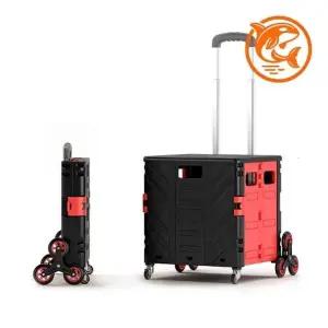 다기능 캠핑용 핸드카트 대형 접이식 쇼핑 캐리어 이동식 다용도 카트