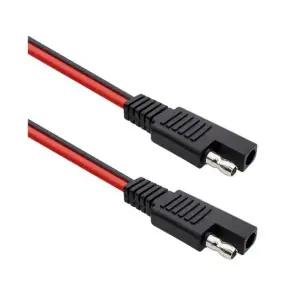 ( )SAE 연장 케이블 2M DC 5.5 2.1 차량용 캠핑용 태양광 배터리 충전