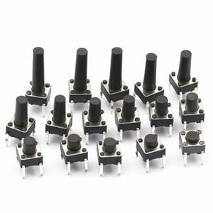 마이크로 택트 푸시 버튼 스위치 DIP 4 핀 6x6x4 20PCs 3mm 10mm