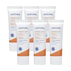 에스트라 더마 유브이365 장벽수분 무기자차 선크림 40ml(SPF50+) 6개 Ss