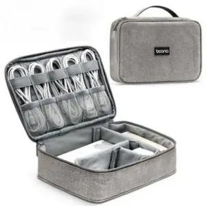 캠핑가방 캠핑 차박 케이블 멀티 다용도 낚시 파우치 보조배터리 차박용품 가방 여행 보관